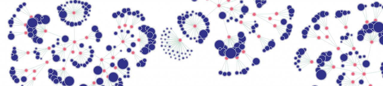 Profit: Raising financial awareness with a little bit of semantics Schematic representation of data as bubbles with connecting lines